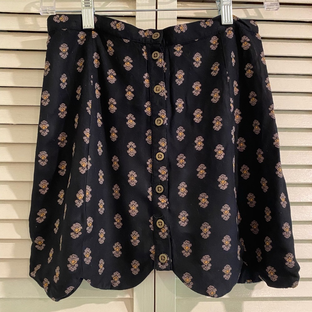 Black mini skirt from Urban Outfitters